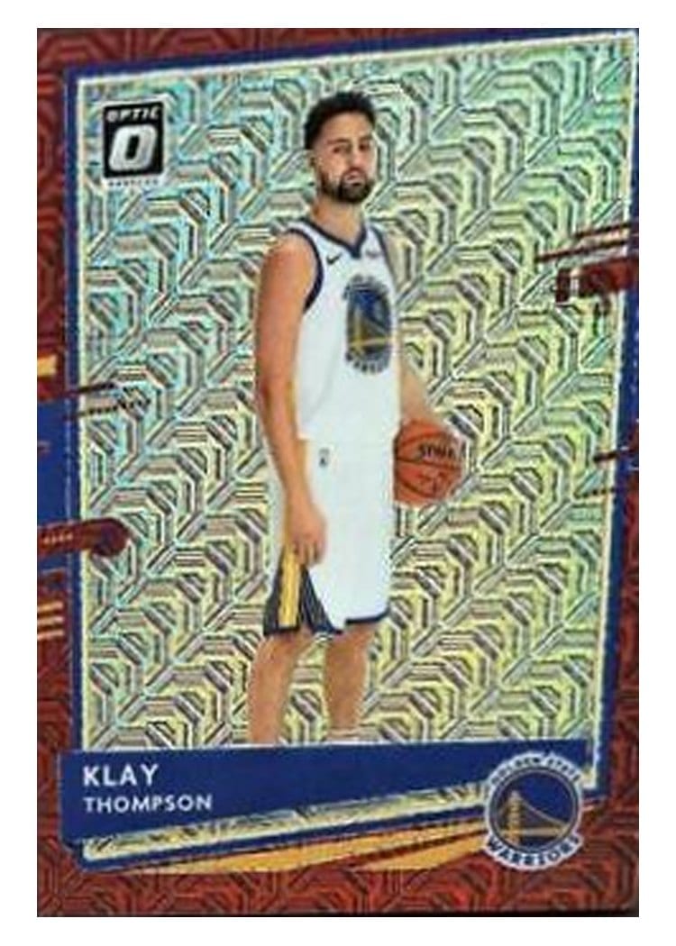 2020-21 Donruss Optic Base Set Klay Thompson #49 card