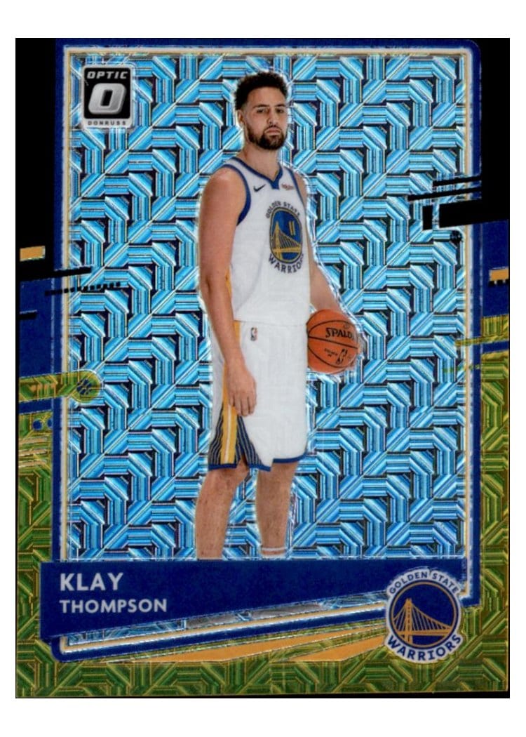 2020-21 Donruss Optic Base Set Klay Thompson #49 card