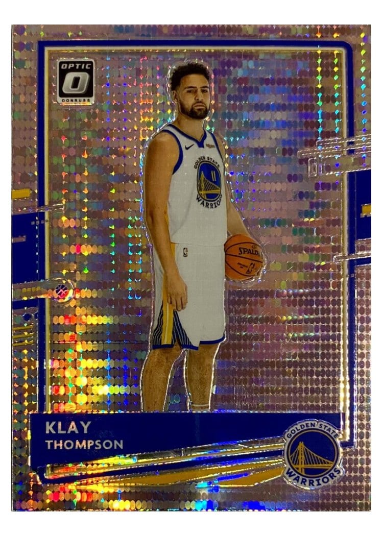 2020-21 Donruss Optic Base Set Klay Thompson #49 card