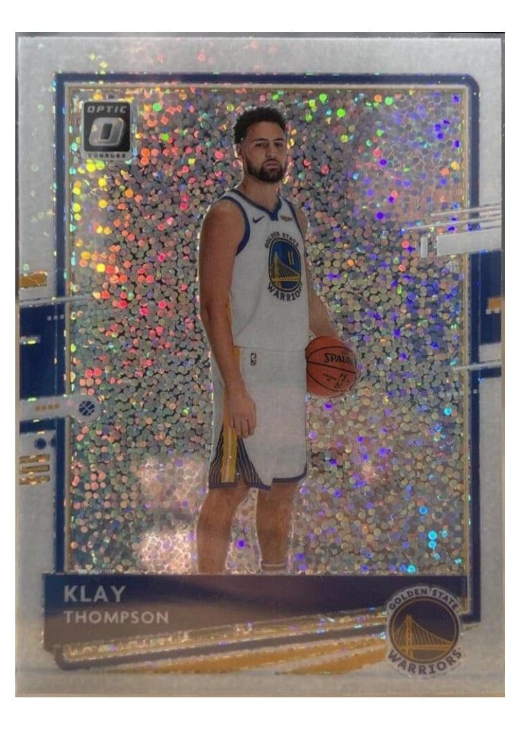 2020-21 Donruss Optic Base Set Klay Thompson #49 card