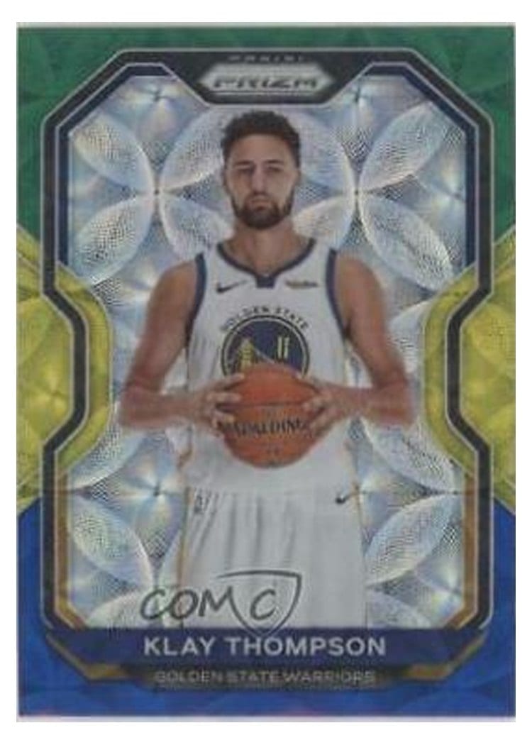2020-21 Panini Prizm Base Set Klay Thompson #87 card