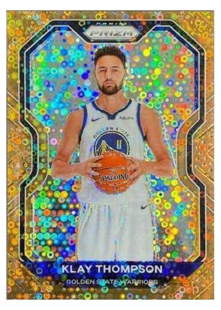 2020-21 Panini Prizm Base Set Klay Thompson #87 card