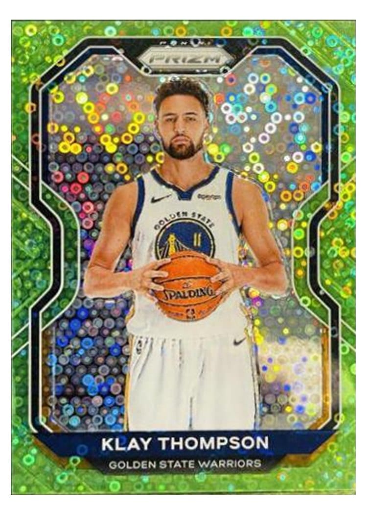 2020-21 Panini Prizm Base Set Klay Thompson #87 card