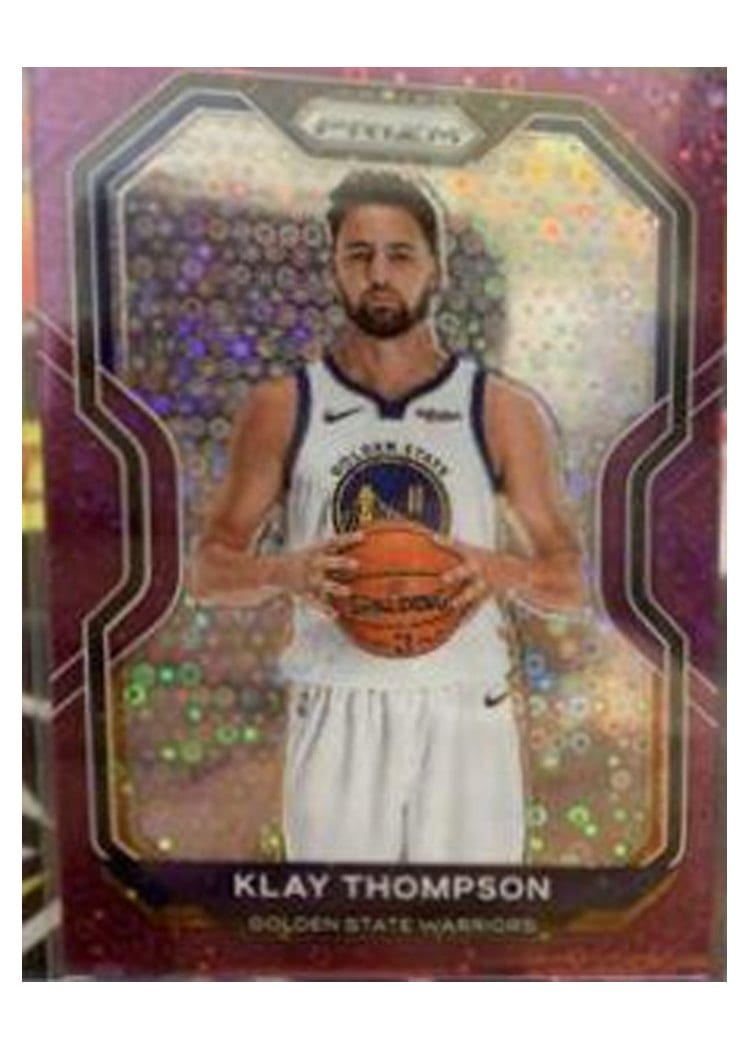 2020-21 Panini Prizm Base Set Klay Thompson #87 card