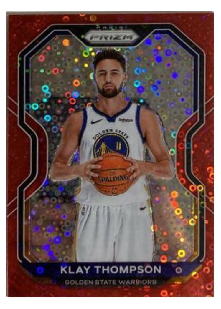 2020-21 Panini Prizm Base Set Klay Thompson #87 card