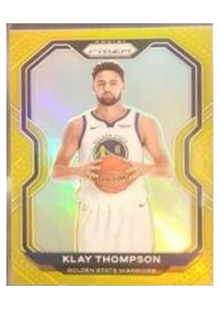 2020-21 Panini Prizm Base Set Klay Thompson #87 card