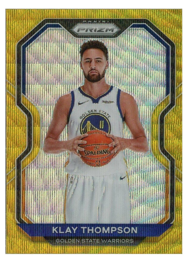 2020-21 Panini Prizm Base Set Klay Thompson #87 card