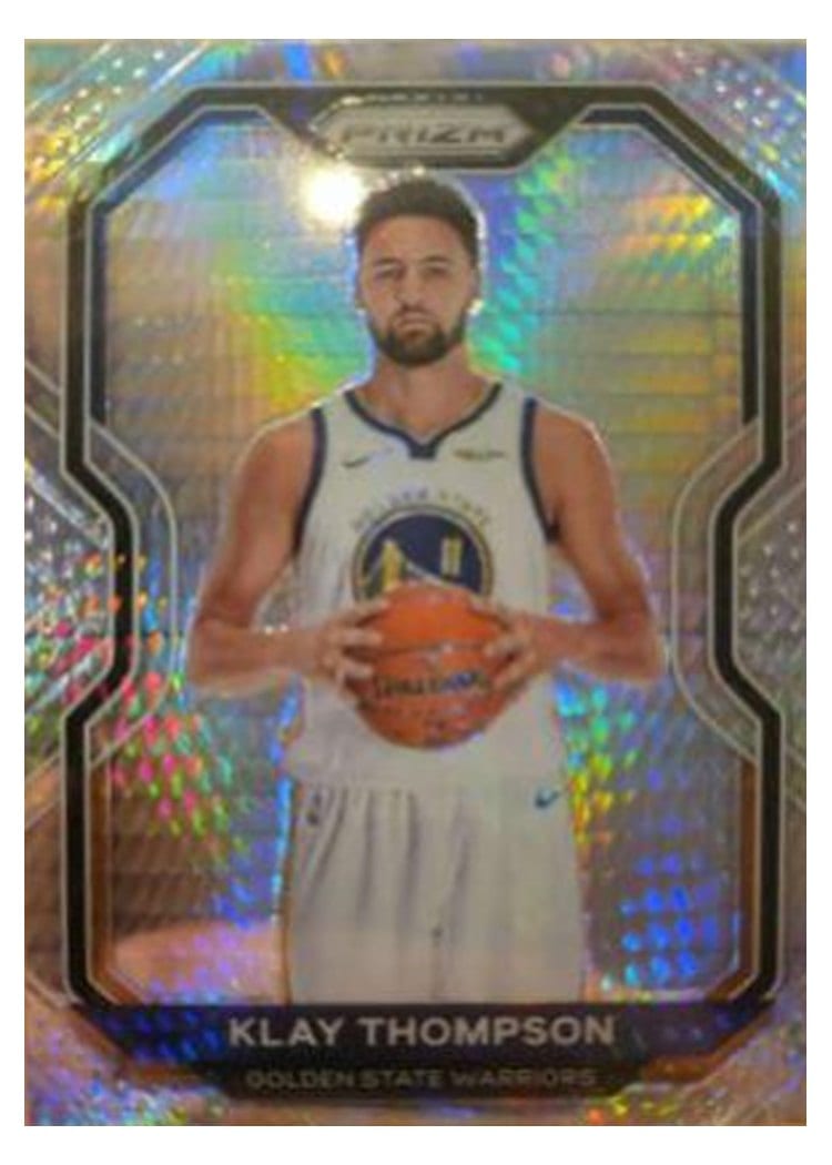 2020-21 Panini Prizm Base Set Klay Thompson #87 card