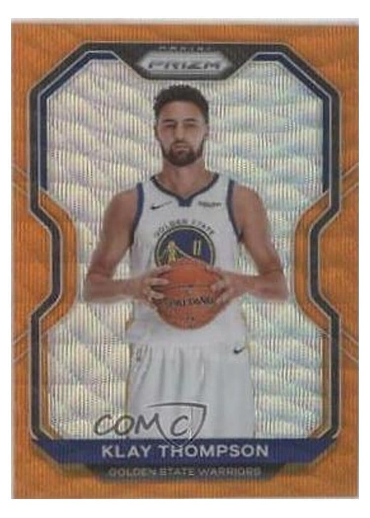 2020-21 Panini Prizm Base Set Klay Thompson #87 card