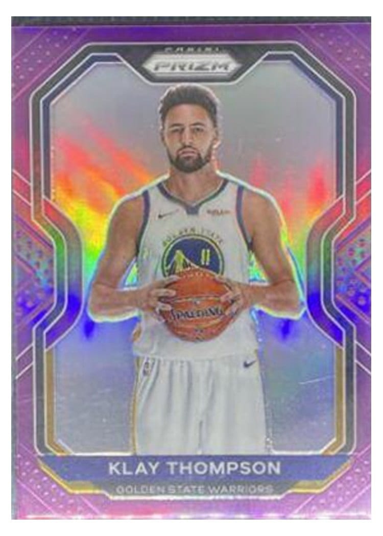 2020-21 Panini Prizm Base Set Klay Thompson #87 card