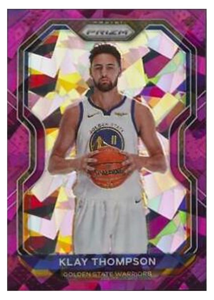 2020-21 Panini Prizm Base Set Klay Thompson #87 card