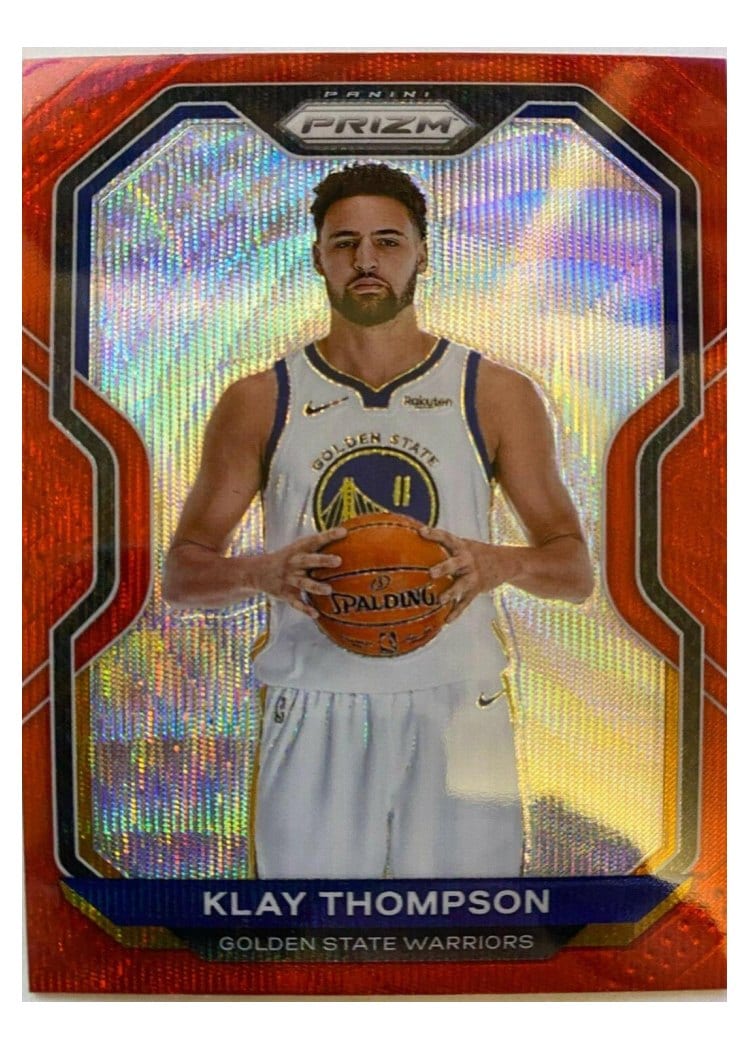 2020-21 Panini Prizm Base Set Klay Thompson #87 card