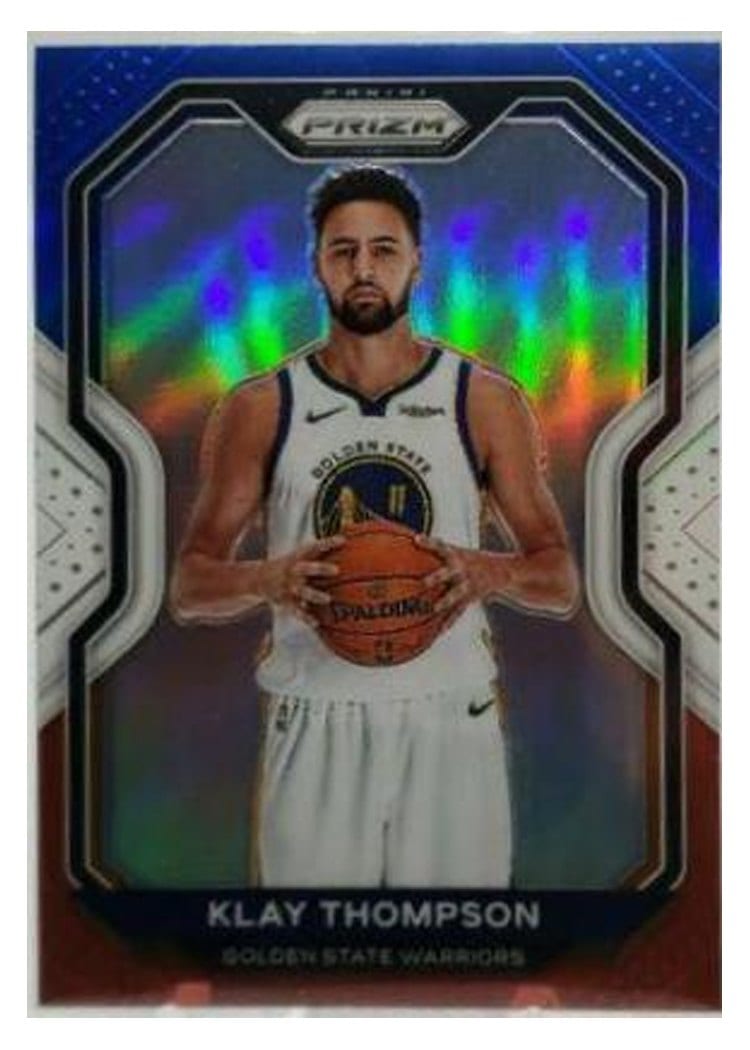 2020-21 Panini Prizm Base Set Klay Thompson #87 card