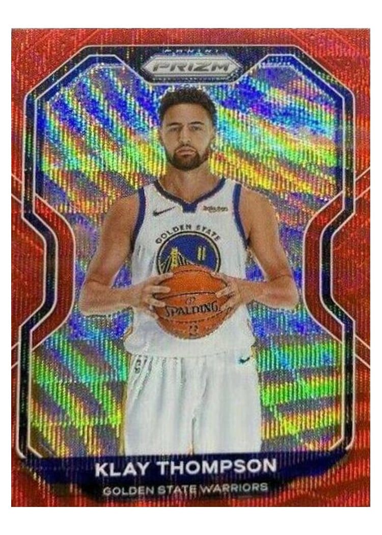 2020-21 Panini Prizm Base Set Klay Thompson #87 card