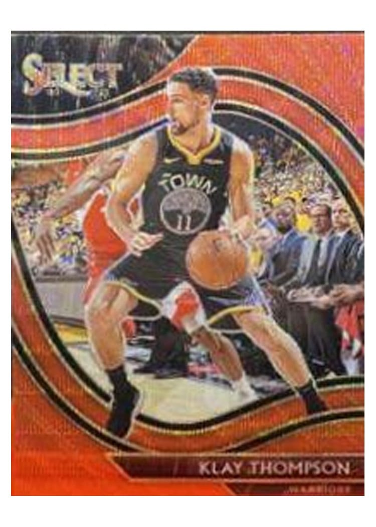 2020-21 Panini Select Base Set Klay Thompson Red Wave #243 card