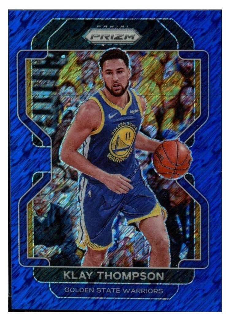 2021-22 Panini Prizm Base Set Klay Thompson #92 card