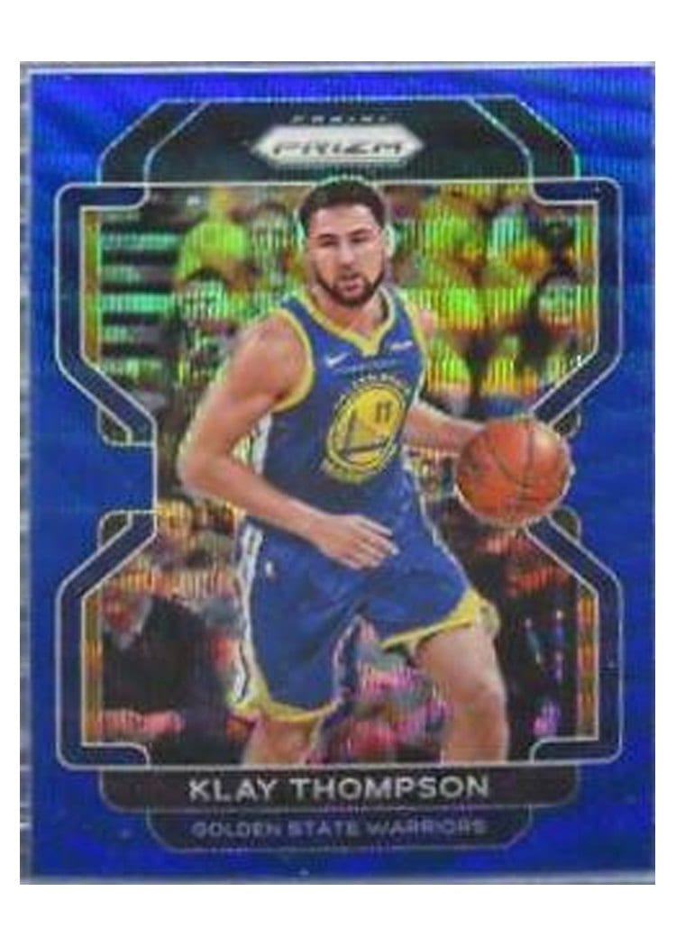 2021-22 Panini Prizm Base Set Klay Thompson #92 card