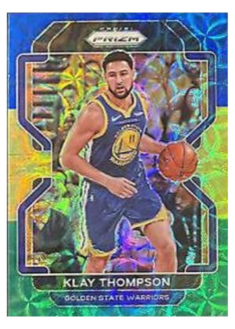 2021-22 Panini Prizm Base Set Klay Thompson #92 card