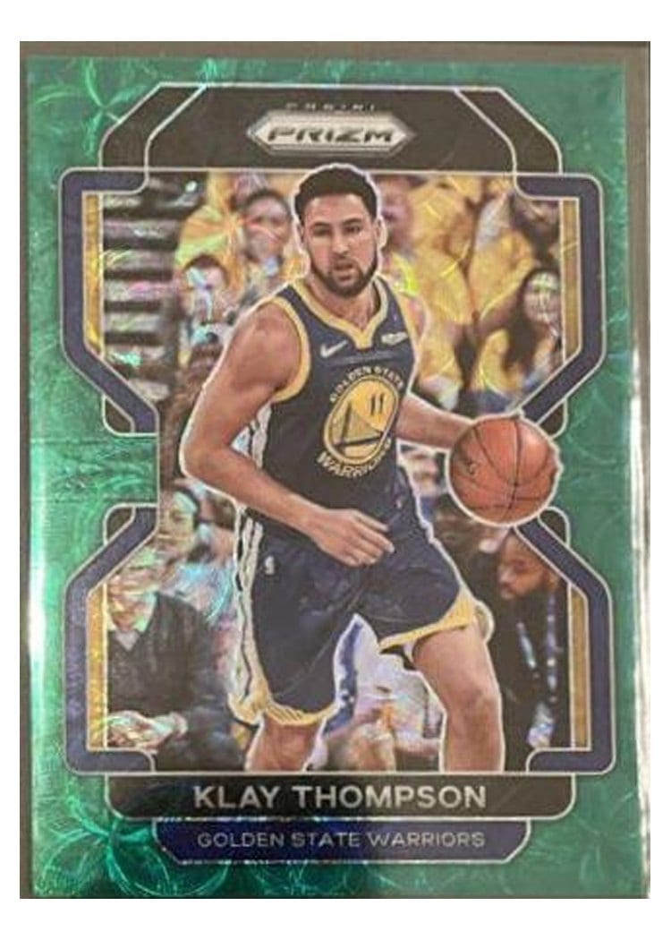 2021-22 Panini Prizm Base Set Klay Thompson #92 card