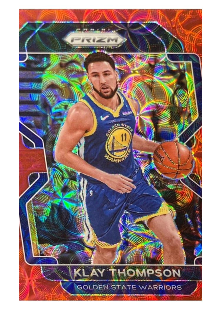 2021-22 Panini Prizm Base Set Klay Thompson #92 card
