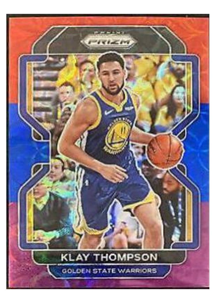 2021-22 Panini Prizm Base Set Klay Thompson #92 card