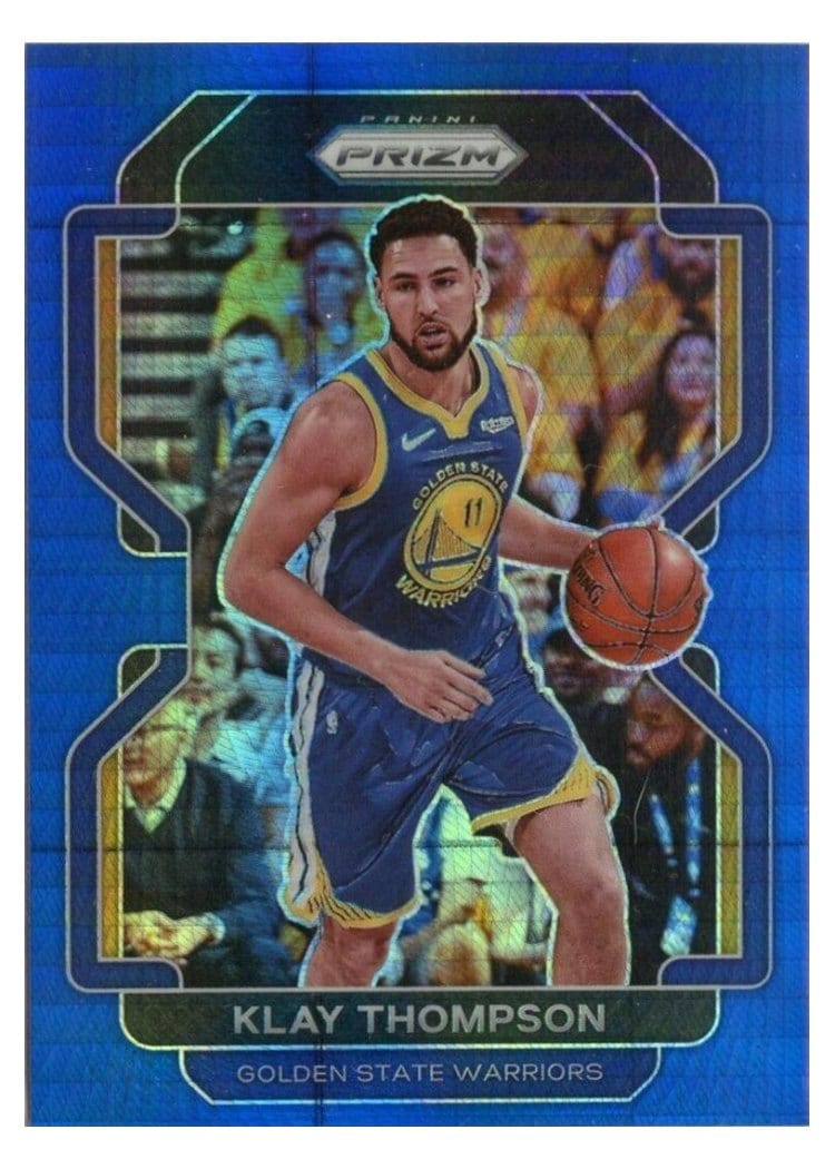 2021-22 Panini Prizm Base Set Klay Thompson #92 card
