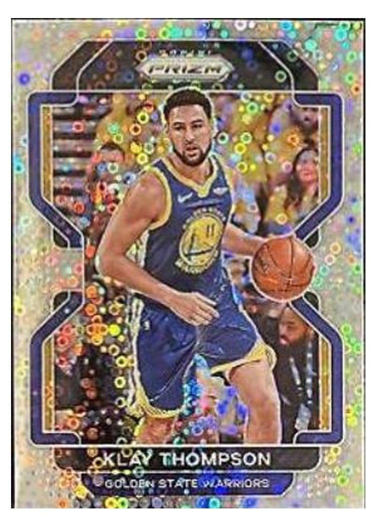 2021-22 Panini Prizm Base Set Klay Thompson #92 card