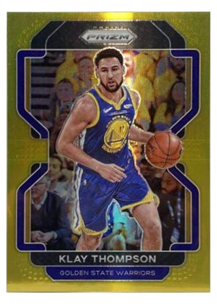 2021-22 Panini Prizm Base Set Klay Thompson #92 card