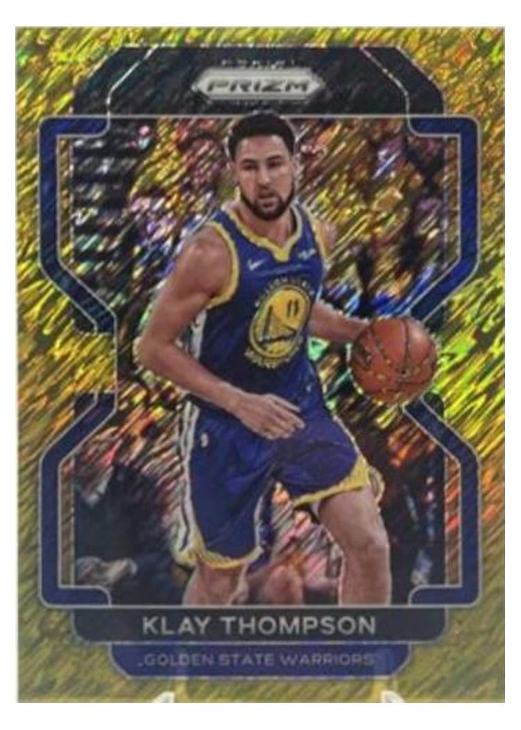 2021-22 Panini Prizm Base Set Klay Thompson #92 card