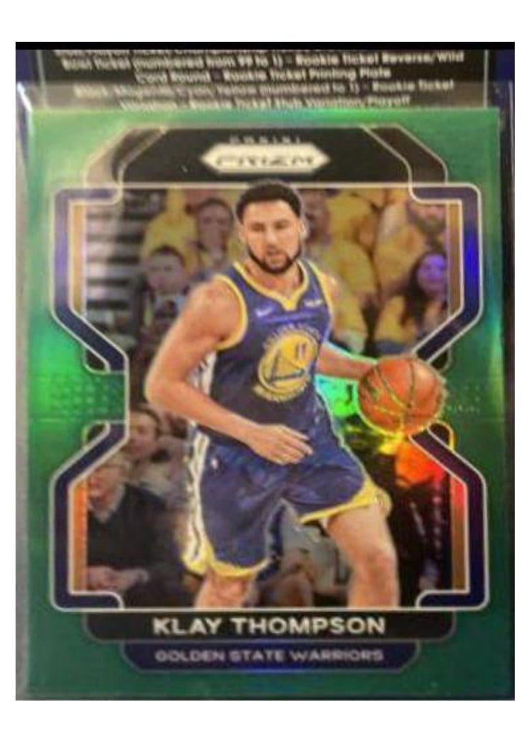 2021-22 Panini Prizm Base Set Klay Thompson #92 card
