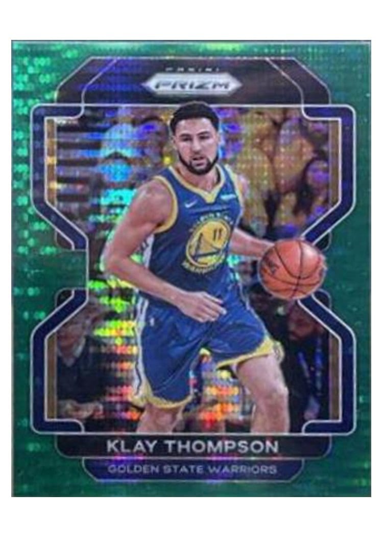 2021-22 Panini Prizm Base Set Klay Thompson #92 card