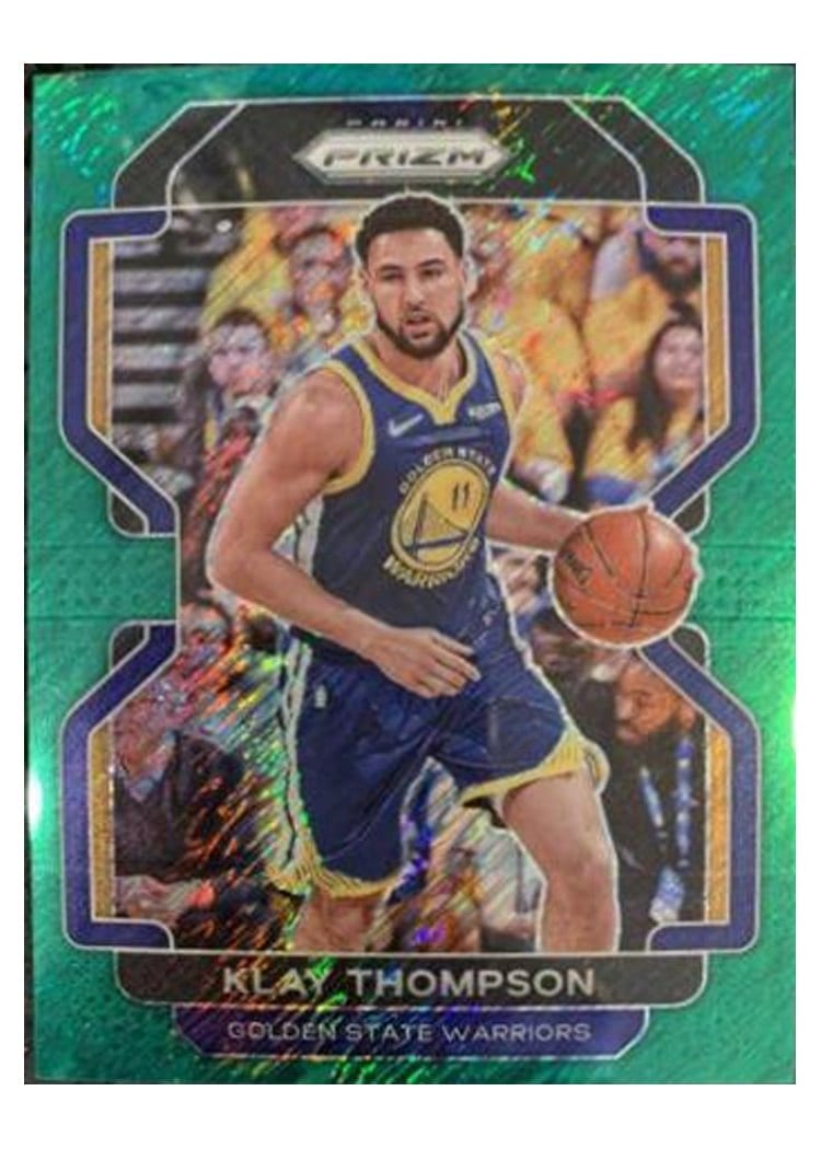 2021-22 Panini Prizm Base Set Klay Thompson #92 card