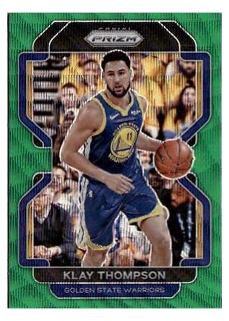 2021-22 Panini Prizm Base Set Klay Thompson #92 card