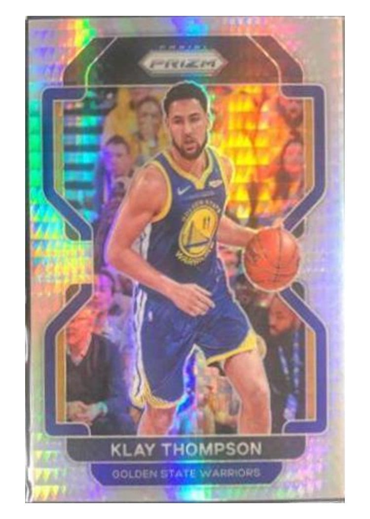 2021-22 Panini Prizm Base Set Klay Thompson #92 card