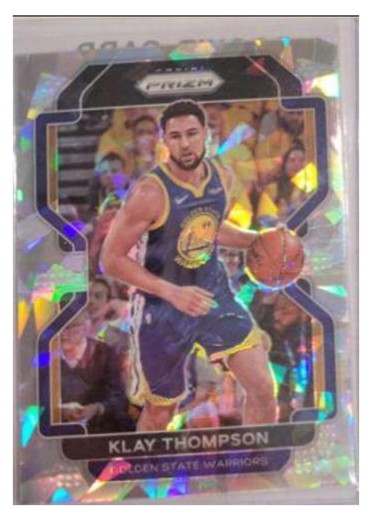 2021-22 Panini Prizm Base Set Klay Thompson #92 card