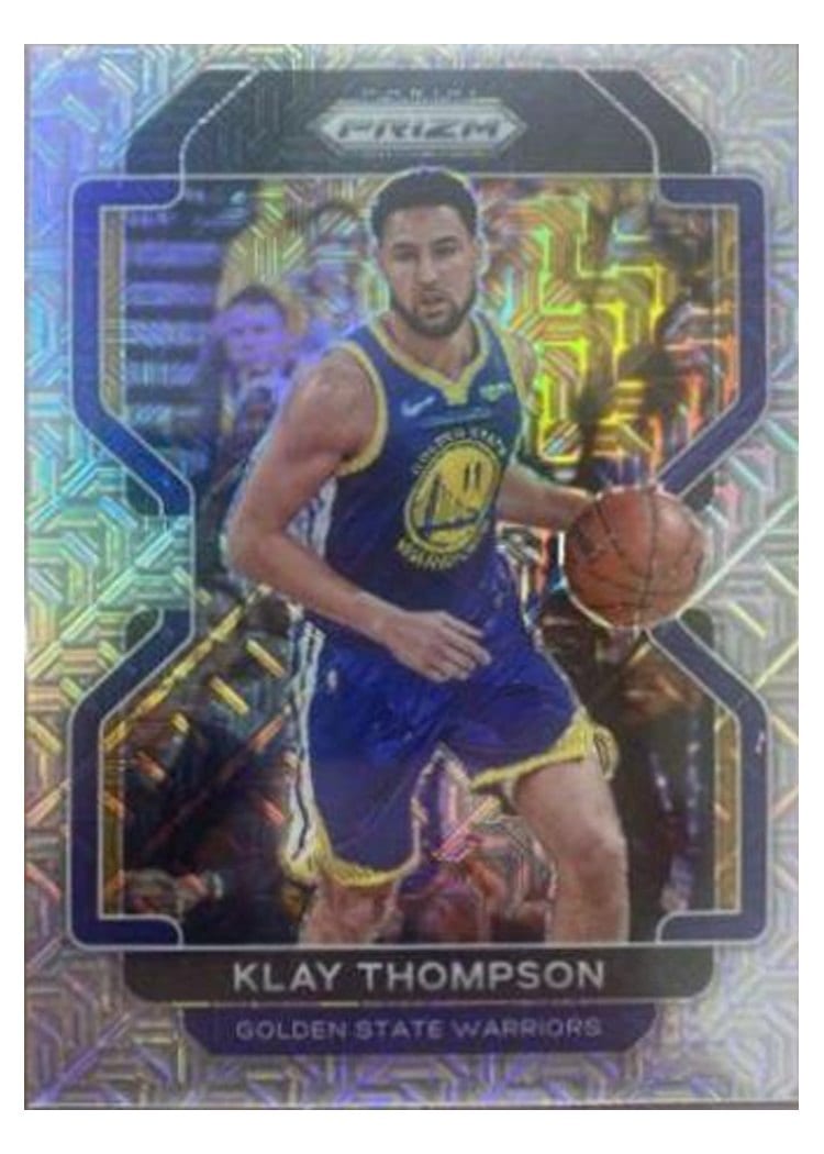 2021-22 Panini Prizm Base Set Klay Thompson #92 card