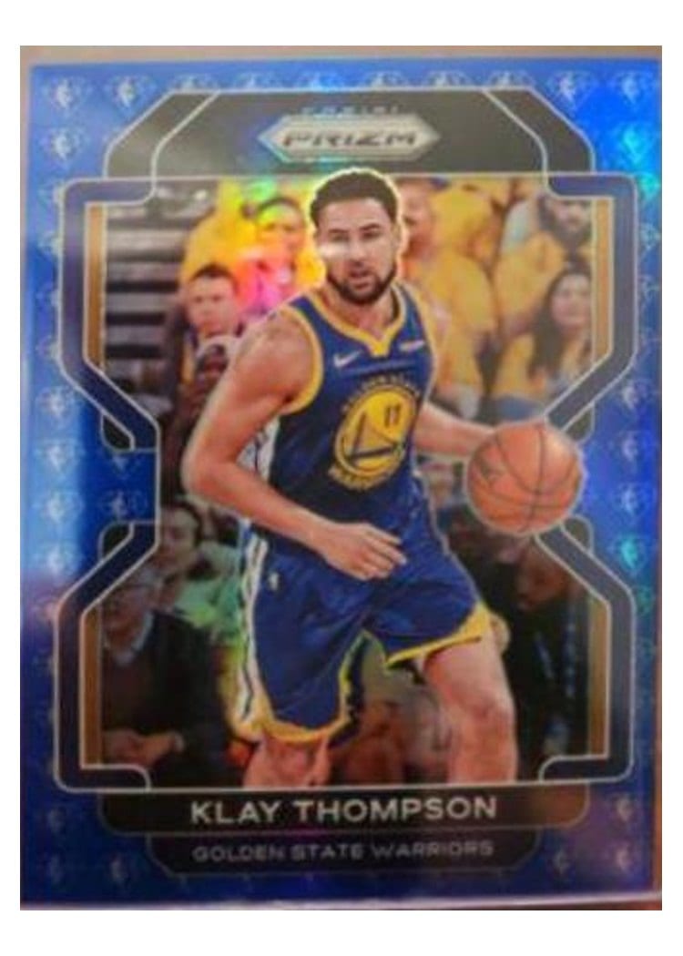 2021-22 Panini Prizm Base Set Klay Thompson #92 card