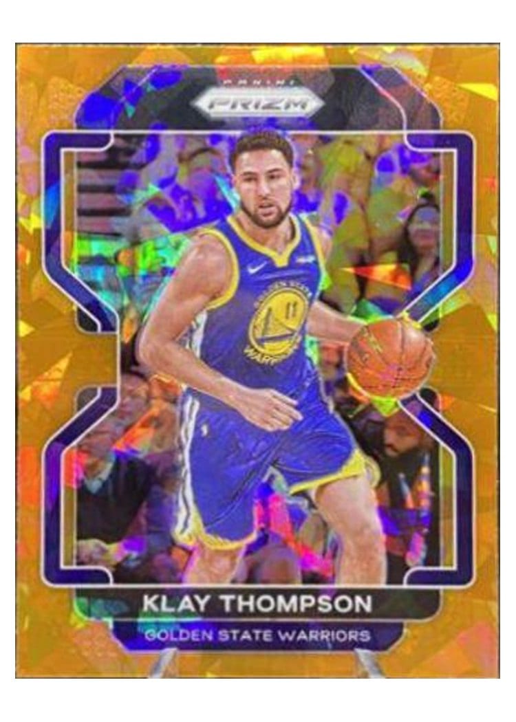 2021-22 Panini Prizm Base Set Klay Thompson #92 card