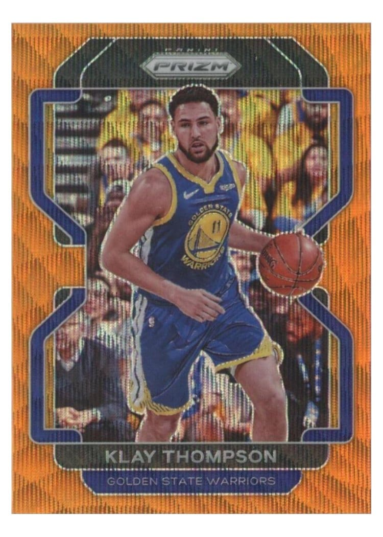 2021-22 Panini Prizm Base Set Klay Thompson #92 card