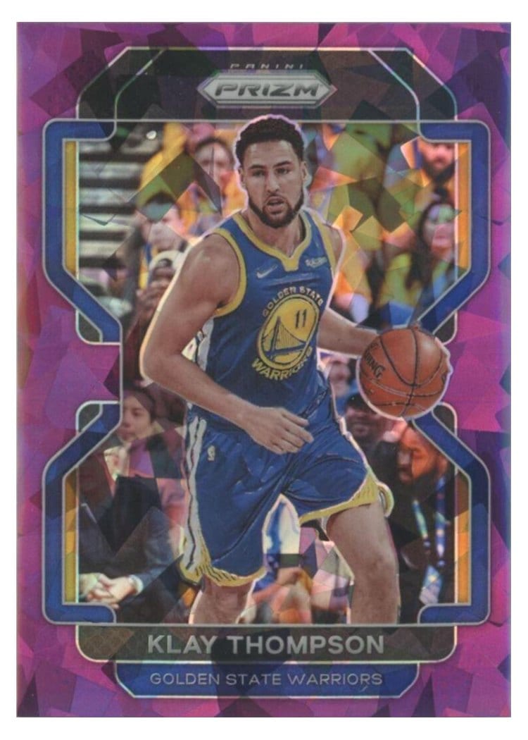 2021-22 Panini Prizm Base Set Klay Thompson #92 card