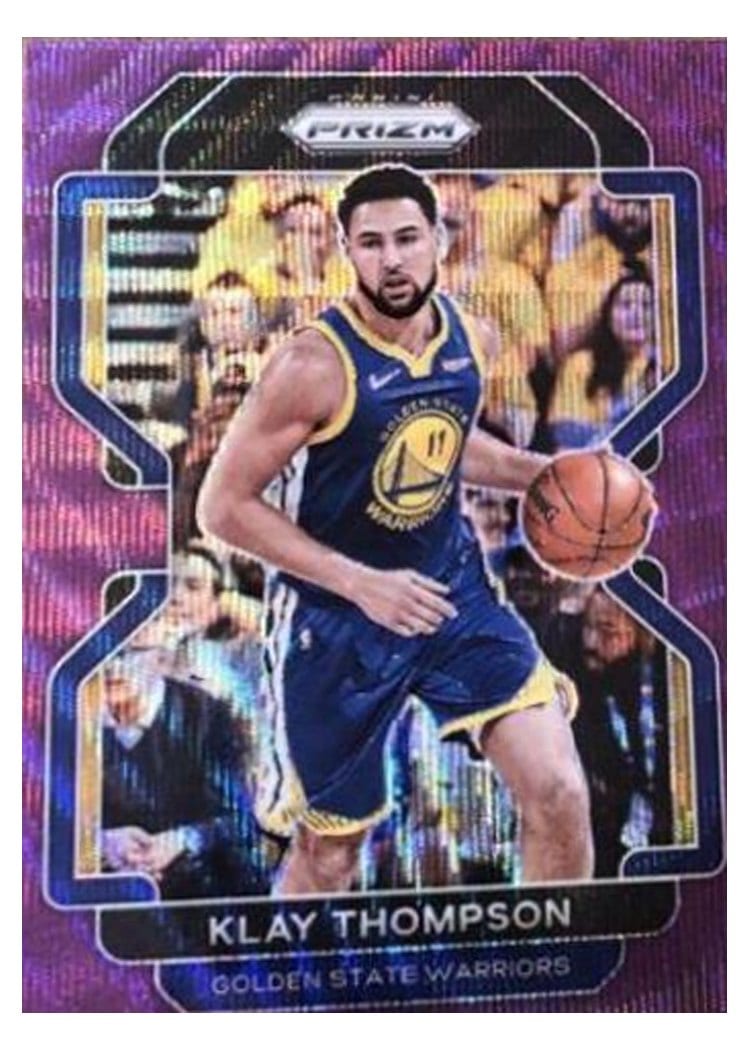 2021-22 Panini Prizm Base Set Klay Thompson #92 card