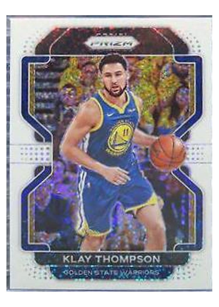 2021-22 Panini Prizm Base Set Klay Thompson #92 card