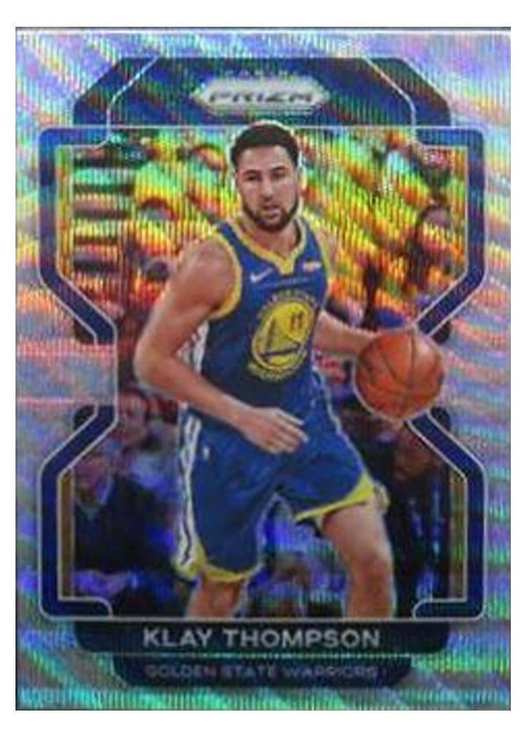 2021-22 Panini Prizm Base Set Klay Thompson #92 card
