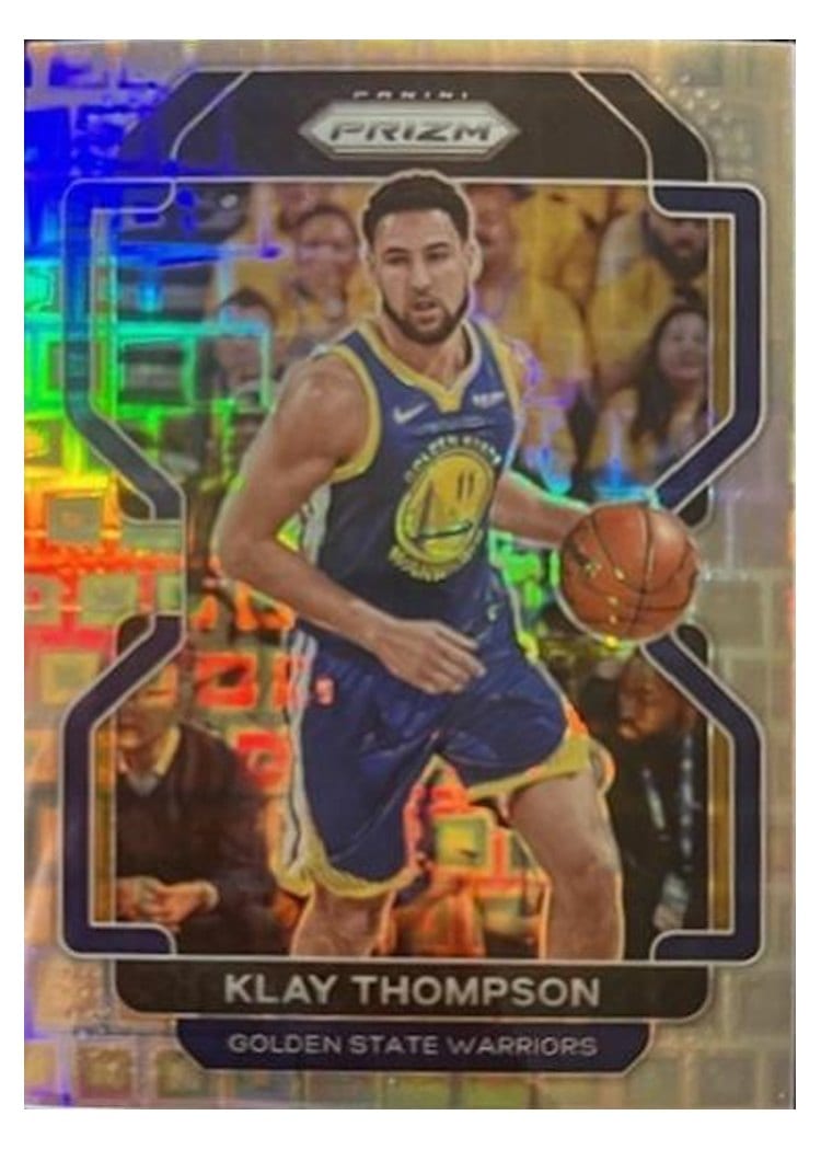 2021-22 Panini Prizm Base Set Klay Thompson #92 card