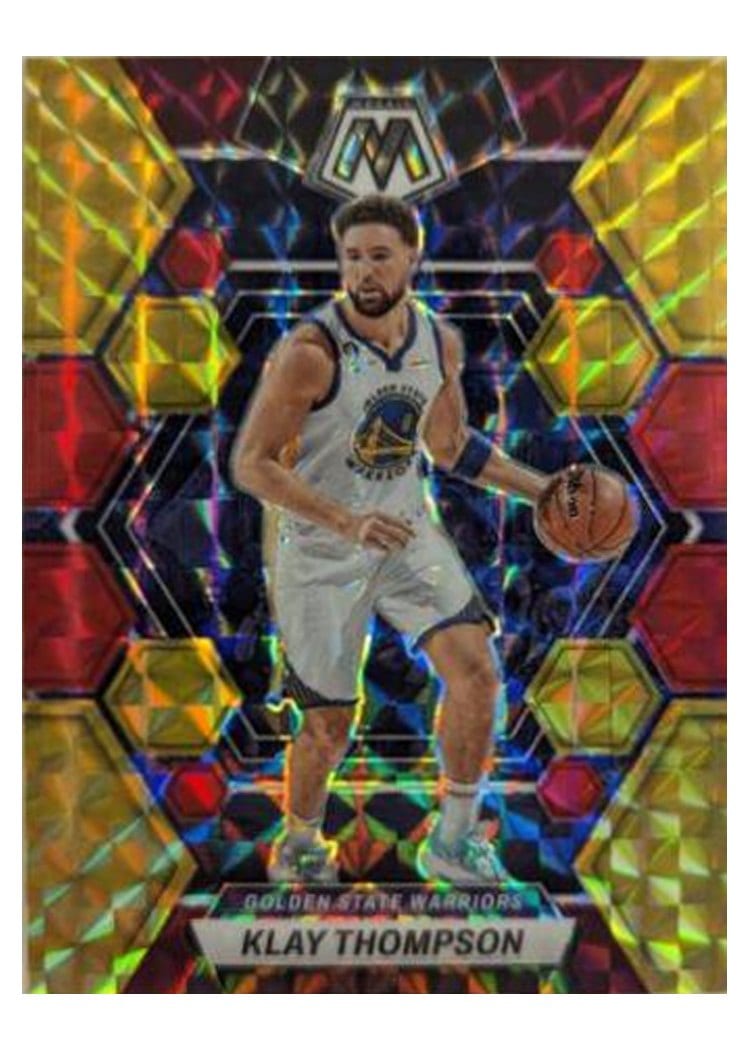 2022-23 Panini Mosaic Base Set Klay Thompson #34 card