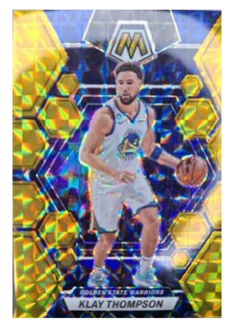 2022-23 Panini Mosaic Base Set Klay Thompson #34 card