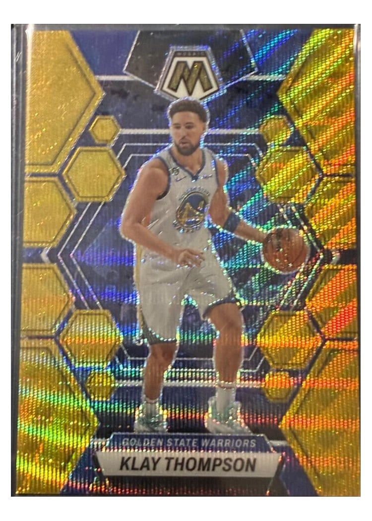 2022-23 Panini Mosaic Base Set Klay Thompson #34 card