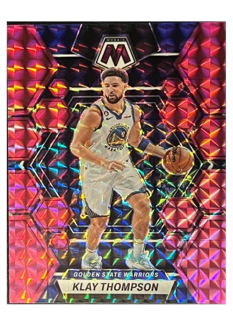 2022-23 Panini Mosaic Base Set Klay Thompson #34 card