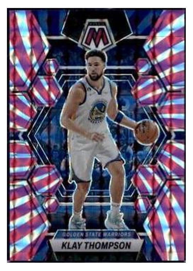 2022-23 Panini Mosaic Base Set Klay Thompson #34 card