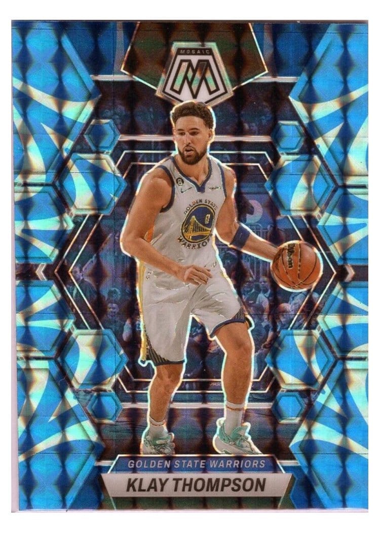 2022-23 Panini Mosaic Base Set Klay Thompson #34 card
